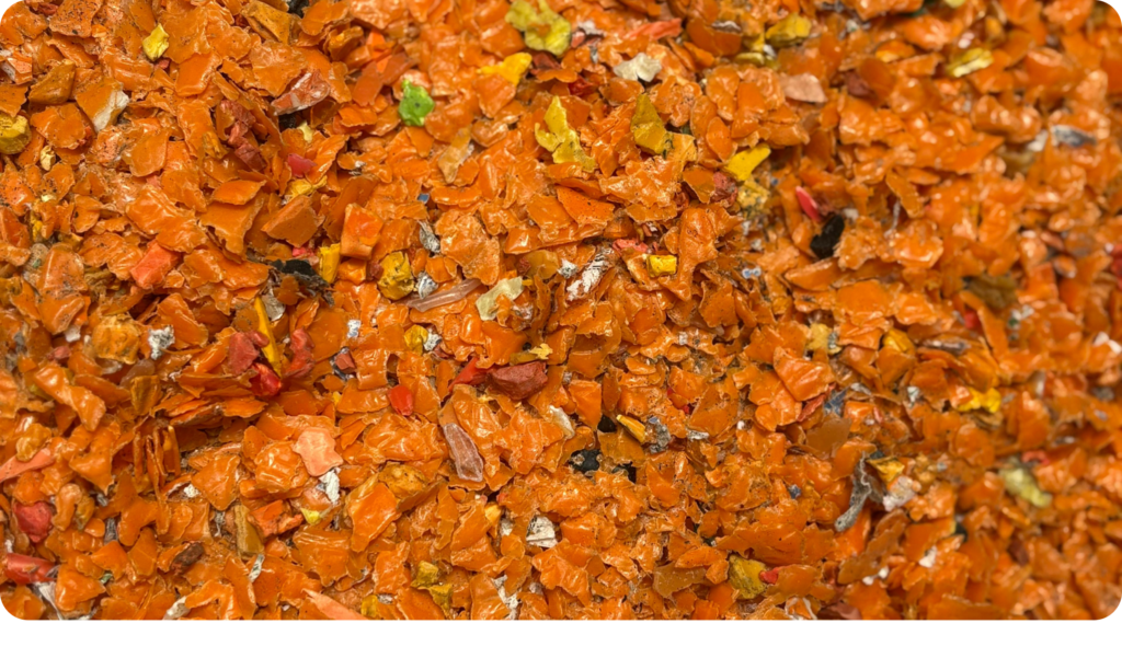 material naranja