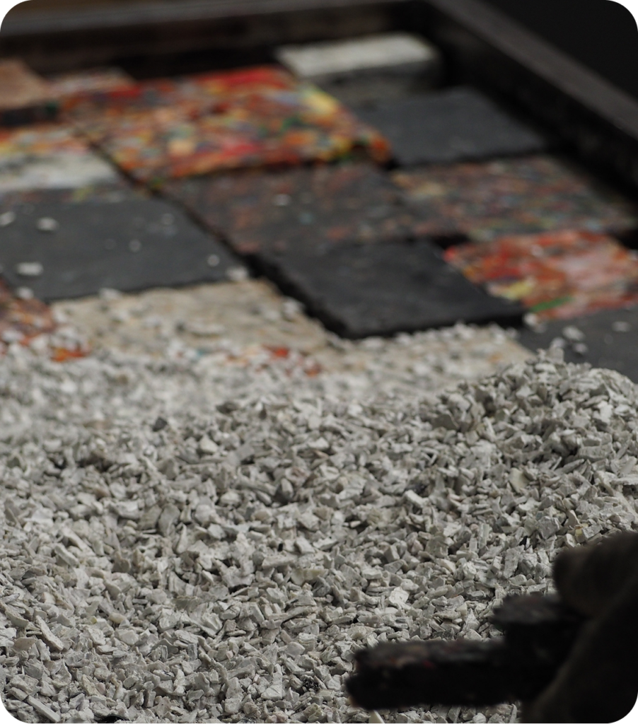 Material en polvo
